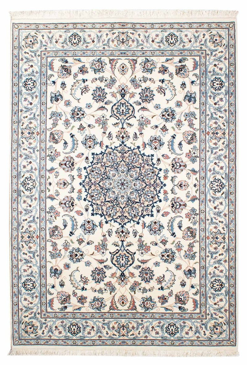 Perzisch tapijt - Nain - Koninklijk - 203 x 138 cm - beige