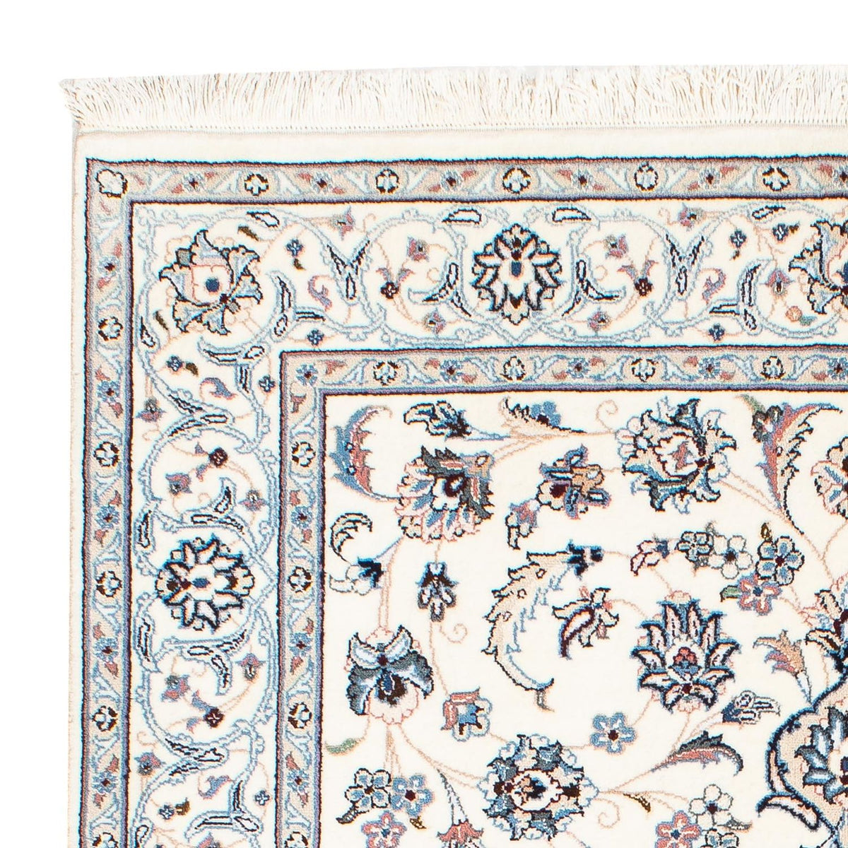 Perzisch tapijt - Nain - Koninklijk - 203 x 138 cm - beige