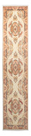 Loper Perzisch tapijt - Tabriz - Royal - 306 x 74 cm - beige