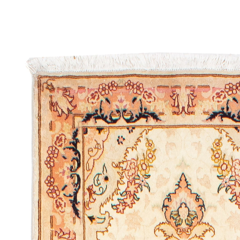 Loper Perzisch tapijt - Tabriz - Royal - 306 x 74 cm - beige