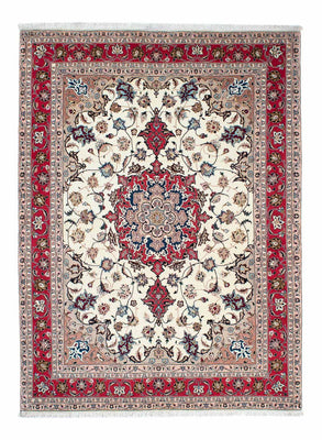 Perzisch tapijt - Tabriz - Royal - 212 x 154 cm - beige