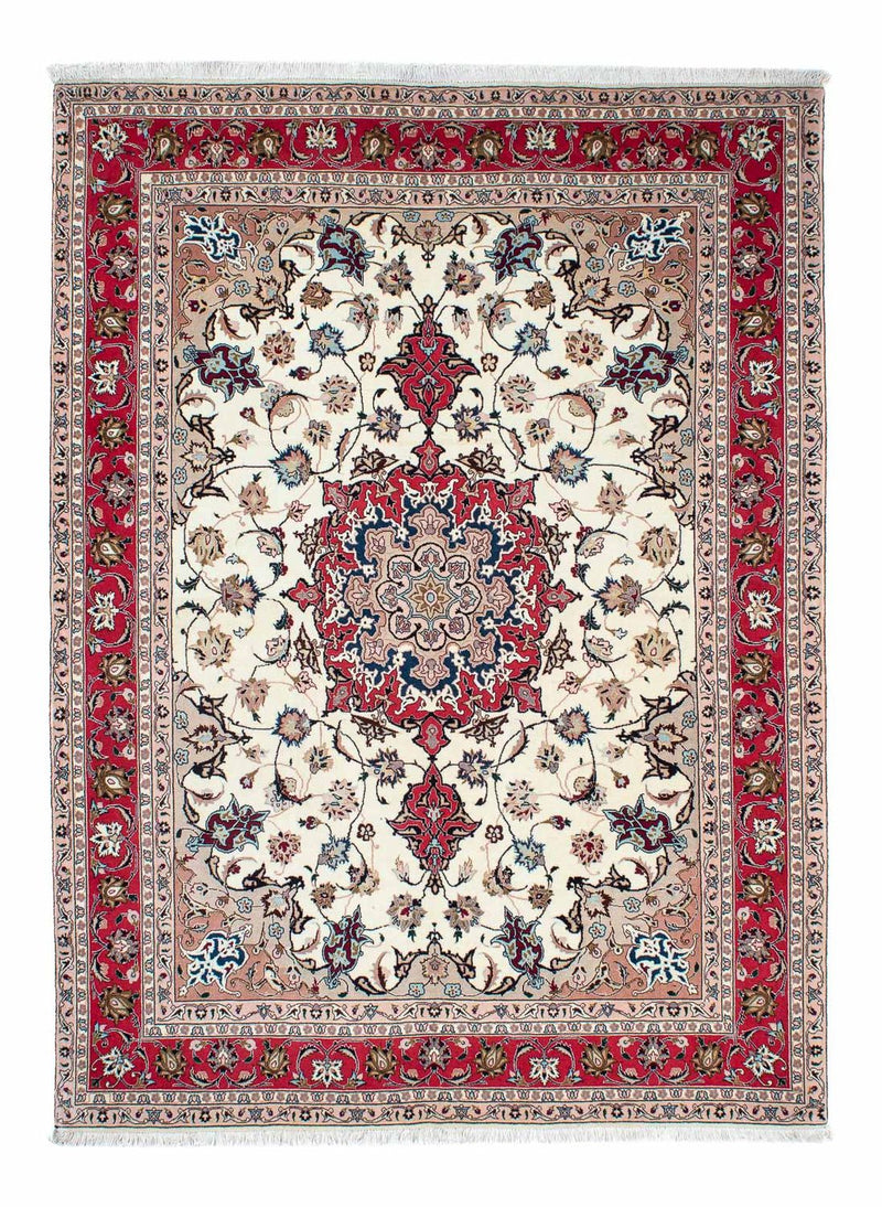 Perzisch tapijt - Tabriz - Royal - 212 x 154 cm - beige