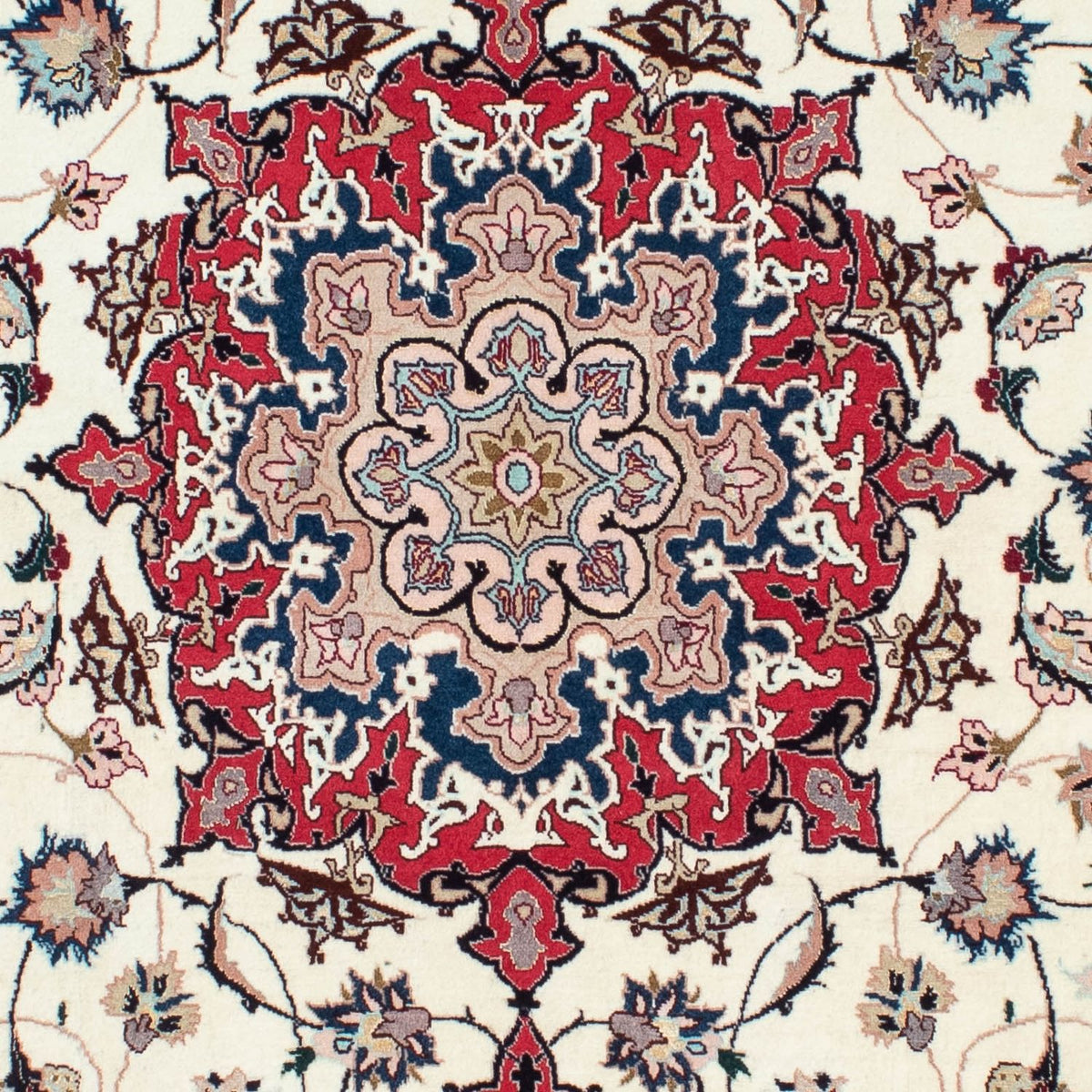 Perzisch tapijt - Tabriz - Royal - 212 x 154 cm - beige