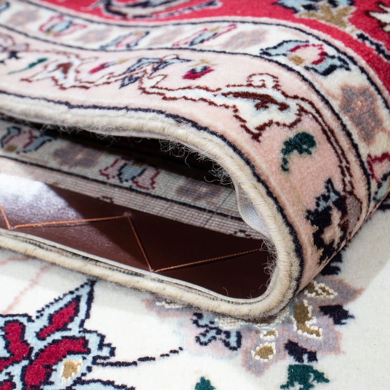 Perzisch tapijt - Tabriz - Royal - 212 x 154 cm - beige