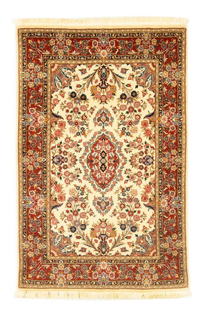Perzisch tapijt - Ghom - 164 x 105 cm - beige