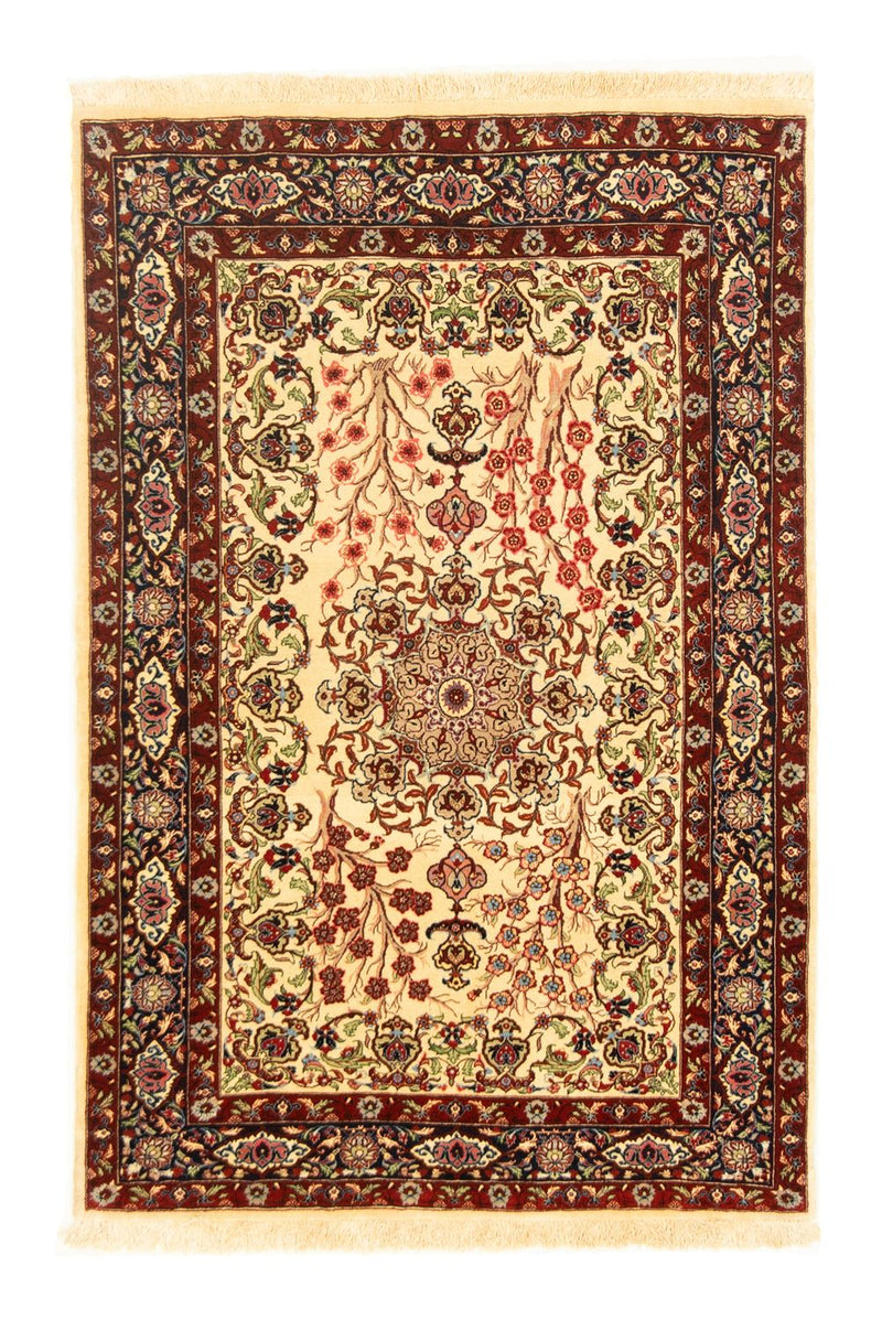 Perzisch tapijt - Ghom - 153 x 100 cm - beige