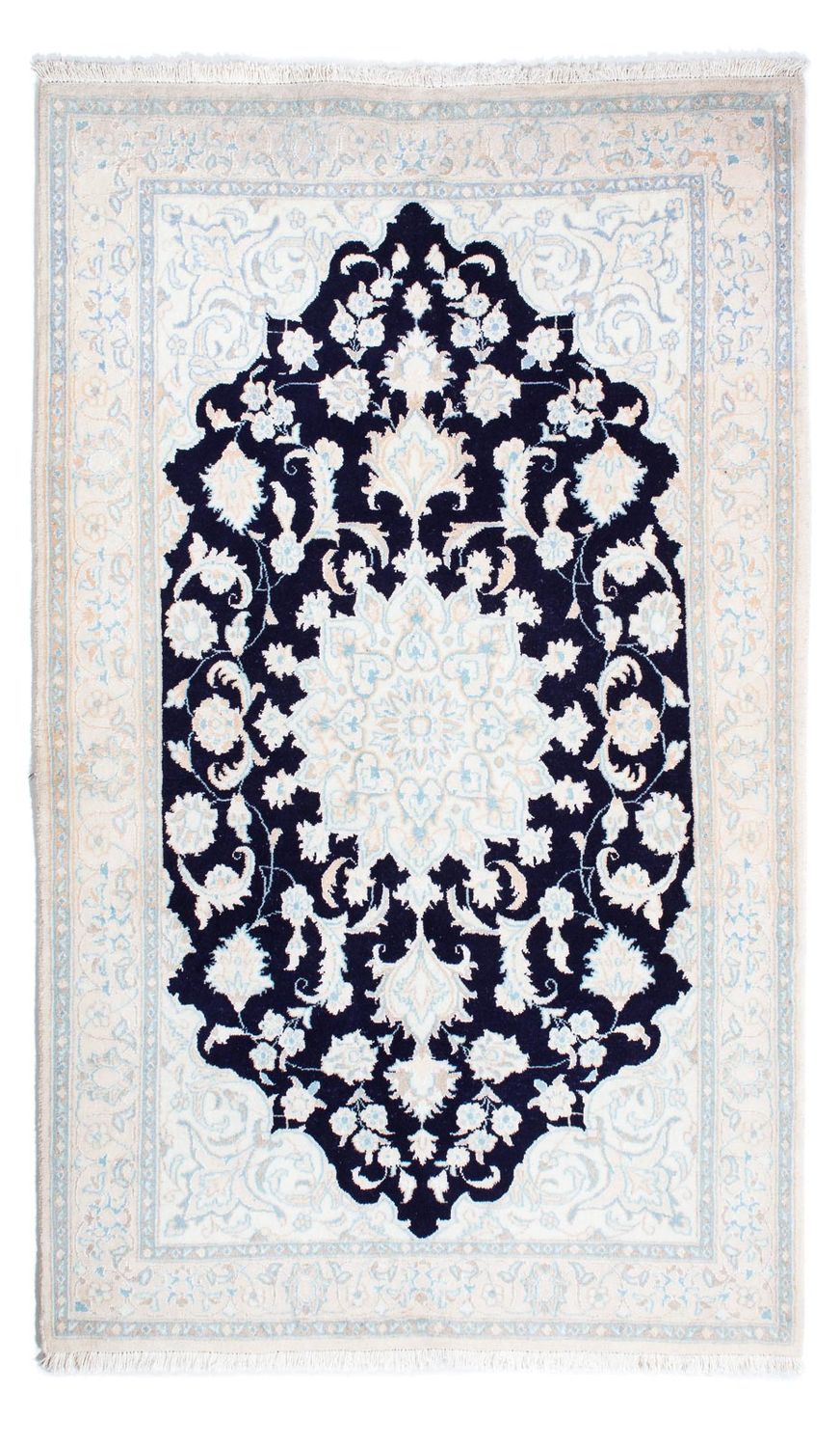 Perzisch tapijt - Nain - Koninklijk - 204 x 123 cm - beige