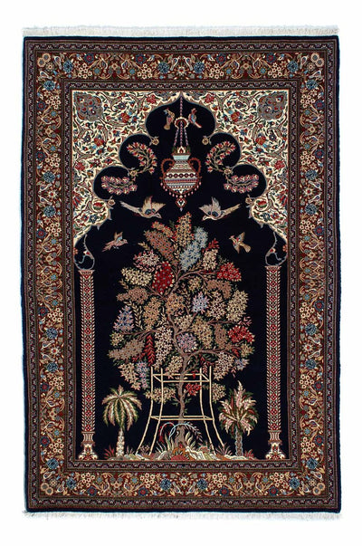 Qom Tapijt 139x210cm - Perzisch tapijt