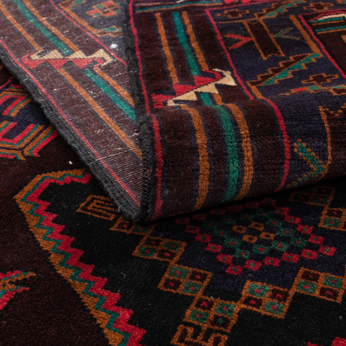 Loper Baluch tapijt - 206 x 108 cm - bruin