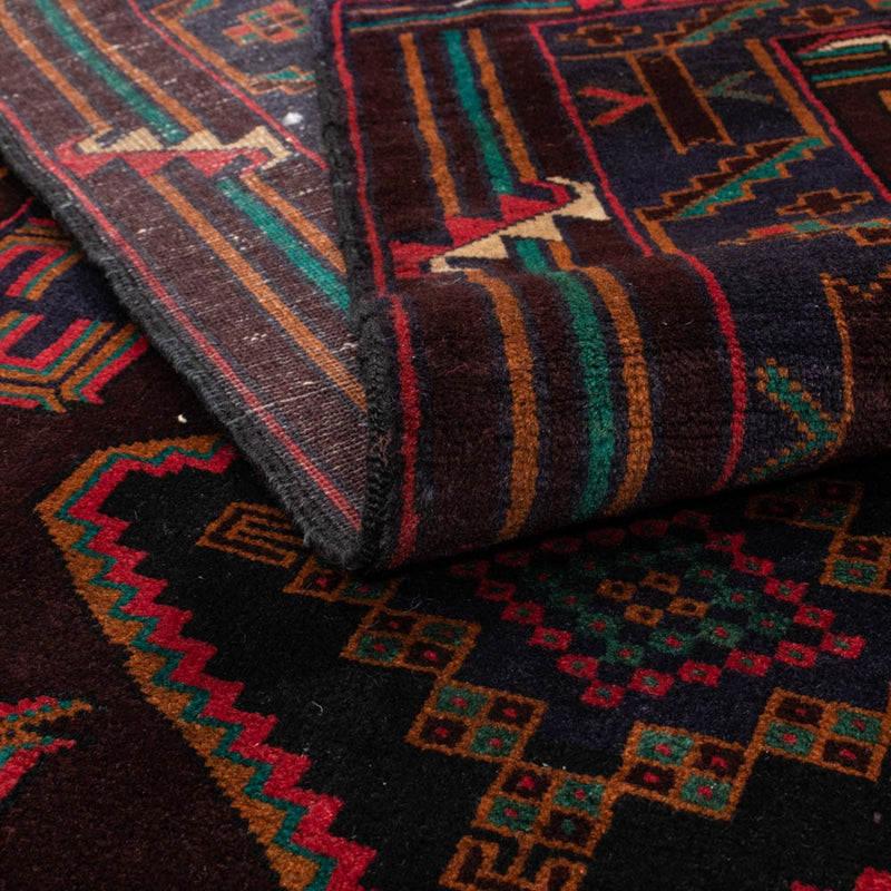 Loper Baluch tapijt - 206 x 108 cm - bruin