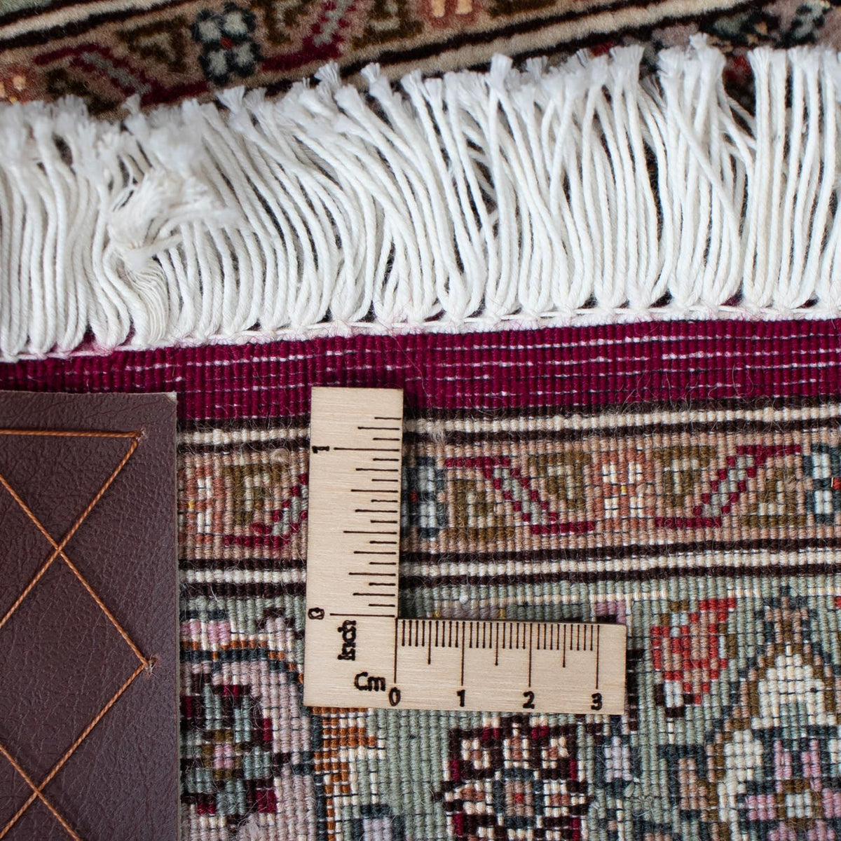 Perzisch tapijt - Tabriz - Royal - 95 x 61 cm - donkerrood