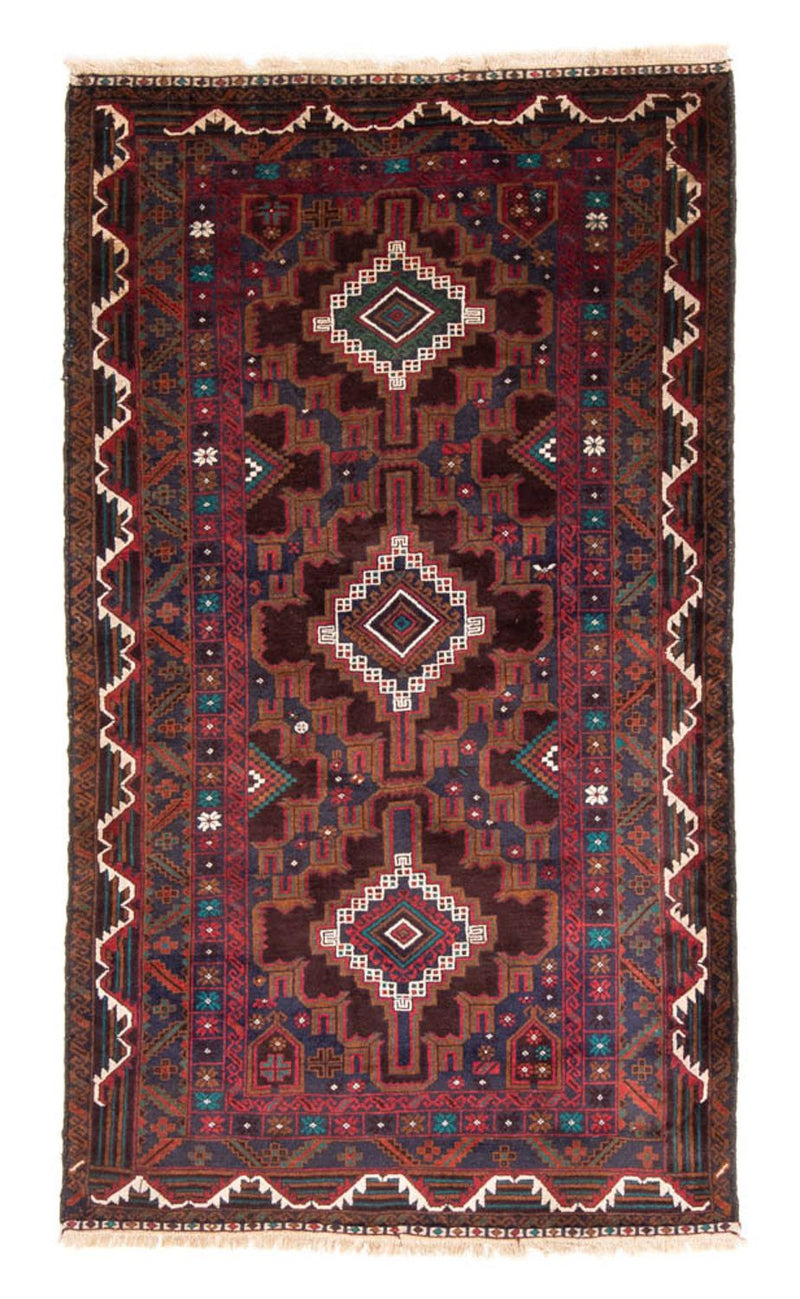 Loper Baluch tapijt - 194 x 105 cm - roest