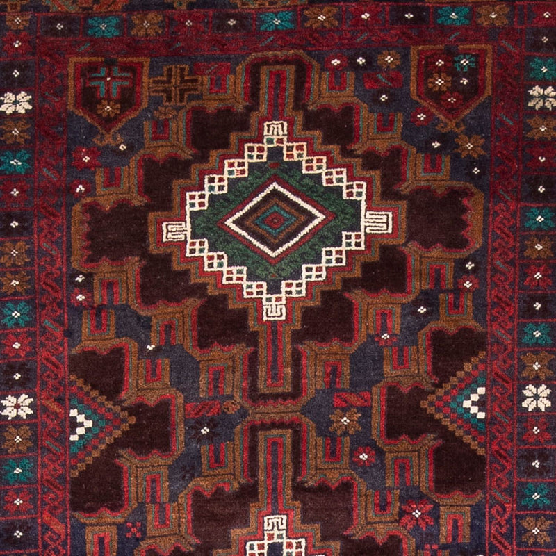 Loper Baluch tapijt - 194 x 105 cm - roest