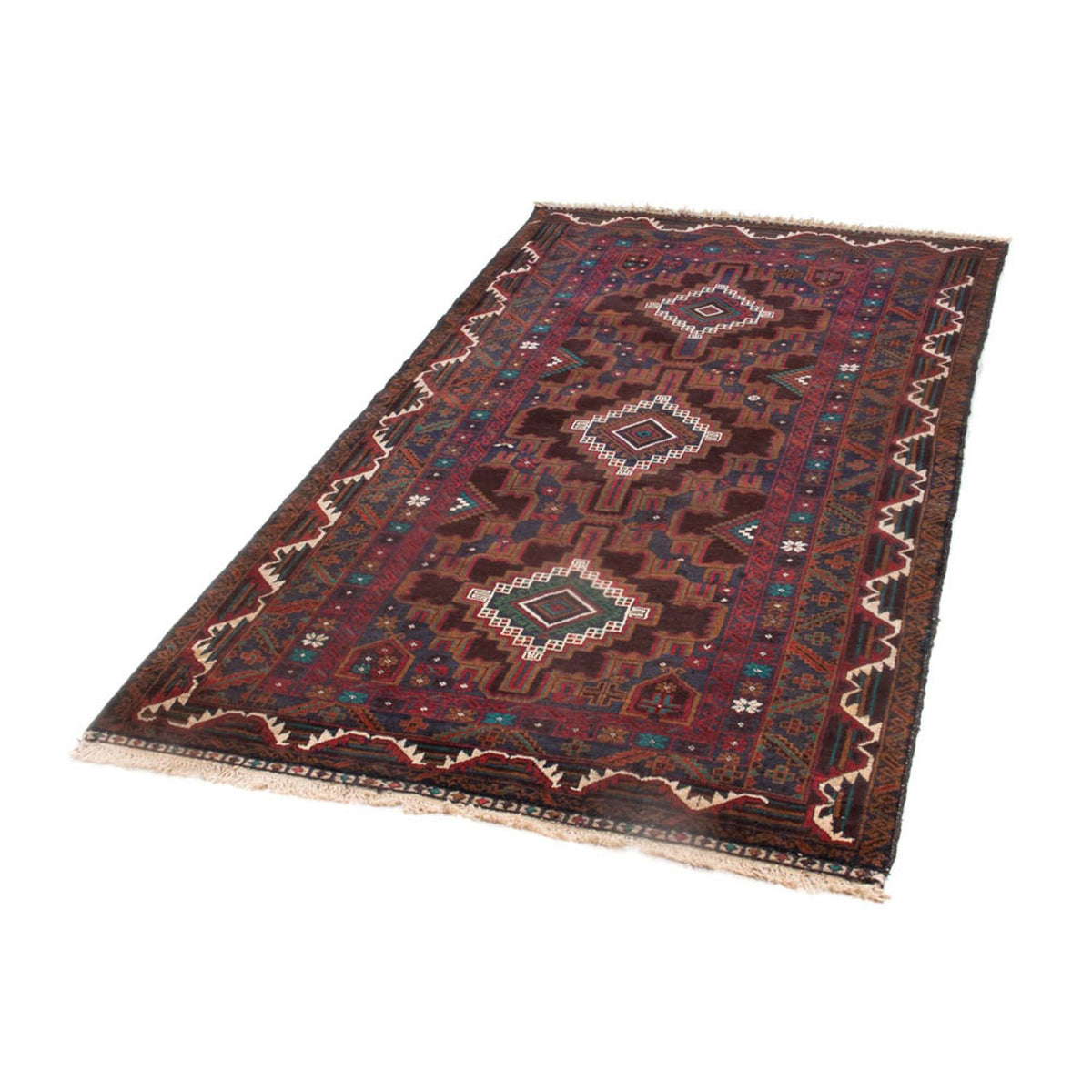 Loper Baluch tapijt - 194 x 105 cm - roest