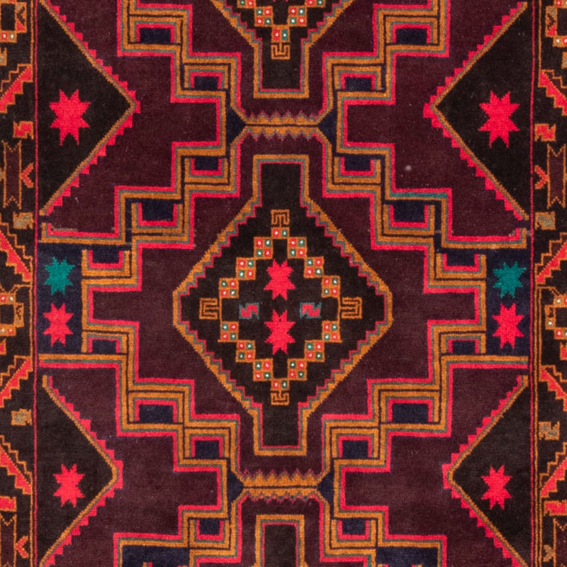 Loper Baluch tapijt - 193 x 106 cm - donkerblauw