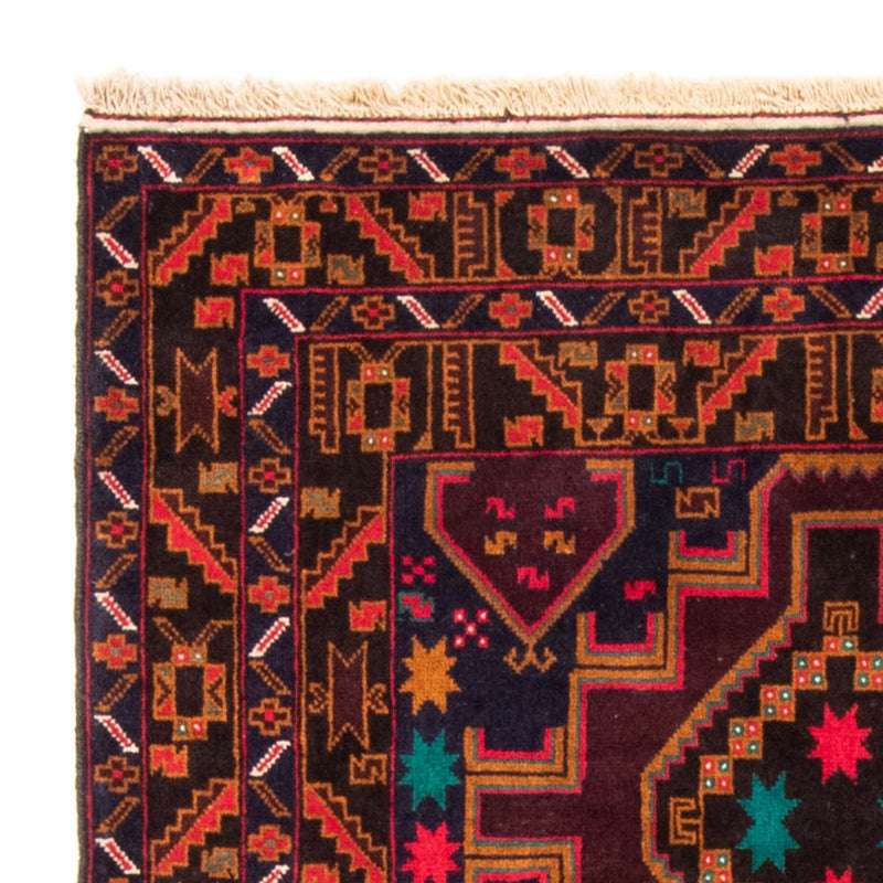 Loper Baluch tapijt - 193 x 106 cm - donkerblauw