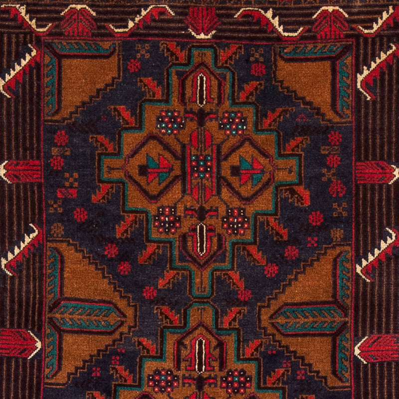 Loper Baluch tapijt - 184 x 110 cm - veelkleurig