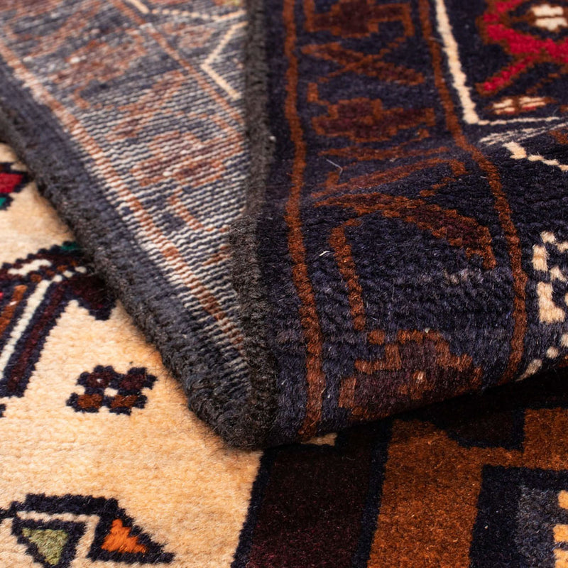 Loper Baluch tapijt - 207 x 100 cm - beige