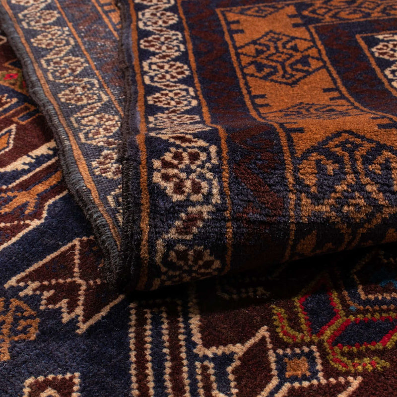 Loper Baluch tapijt - 184 x 107 cm - donkerblauw