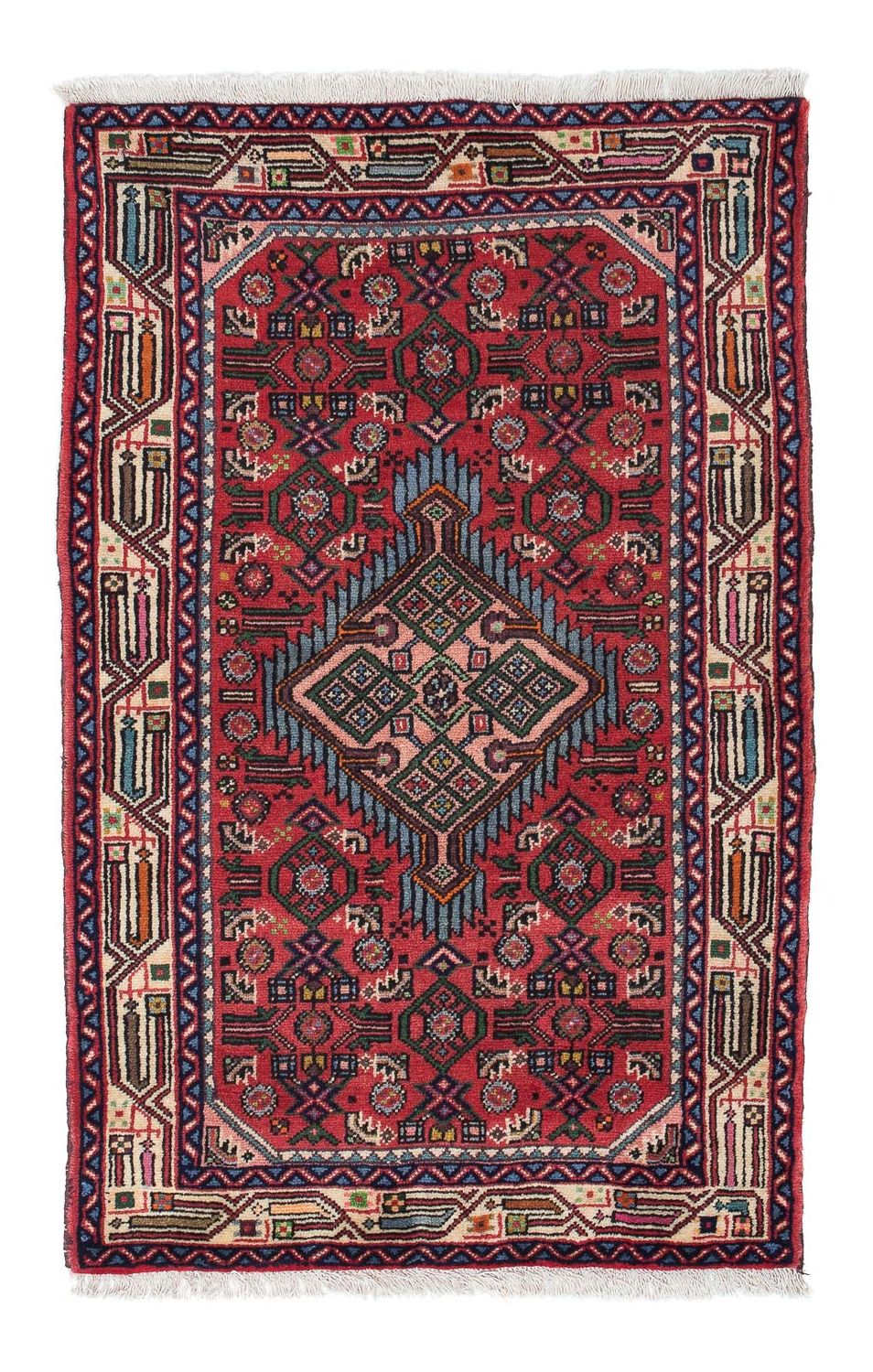 Perzisch Tapijt - Nomadisch - 125 x 81 cm - rood