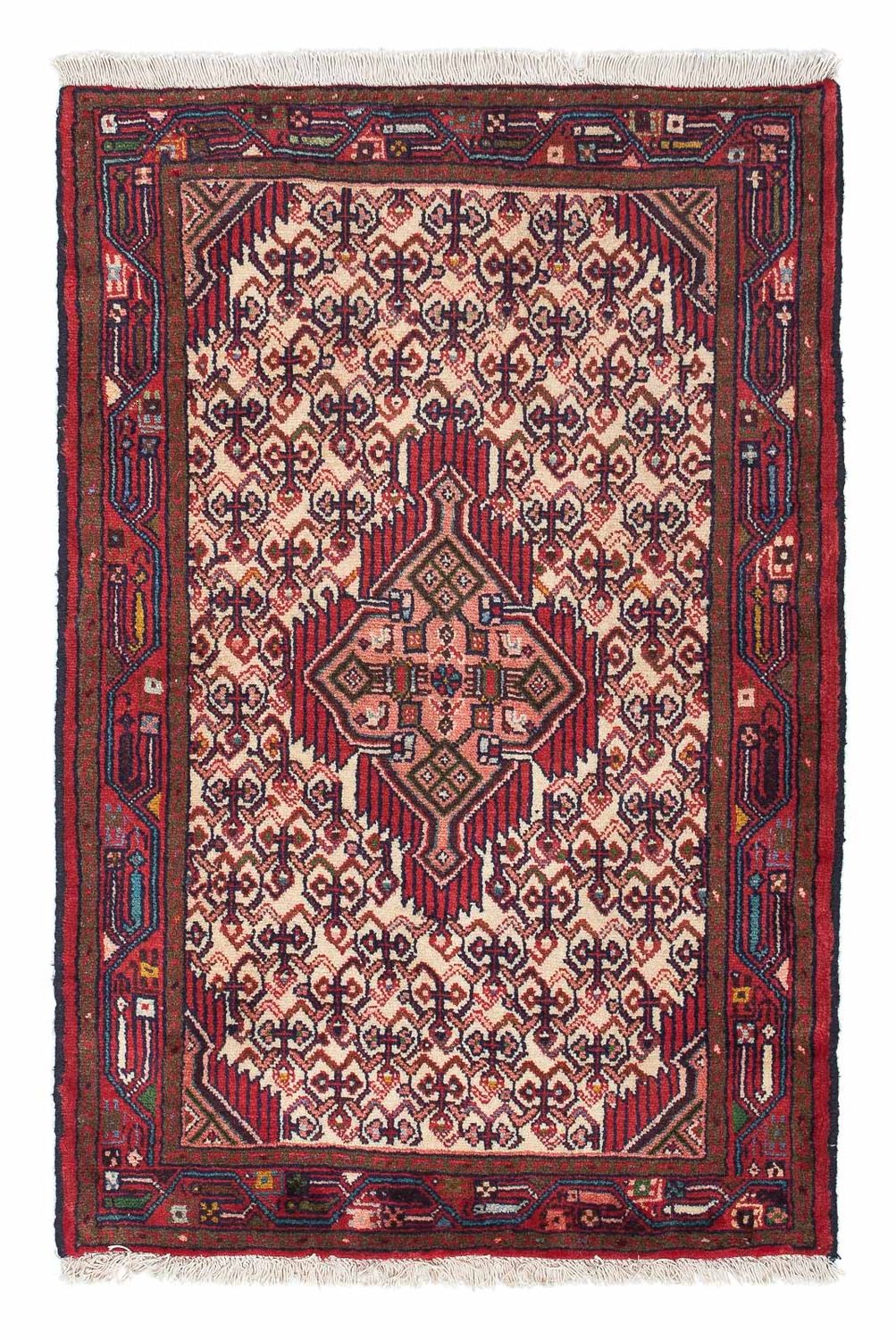 Perzisch Tapijt - Nomadisch - 122 x 80 cm - beige