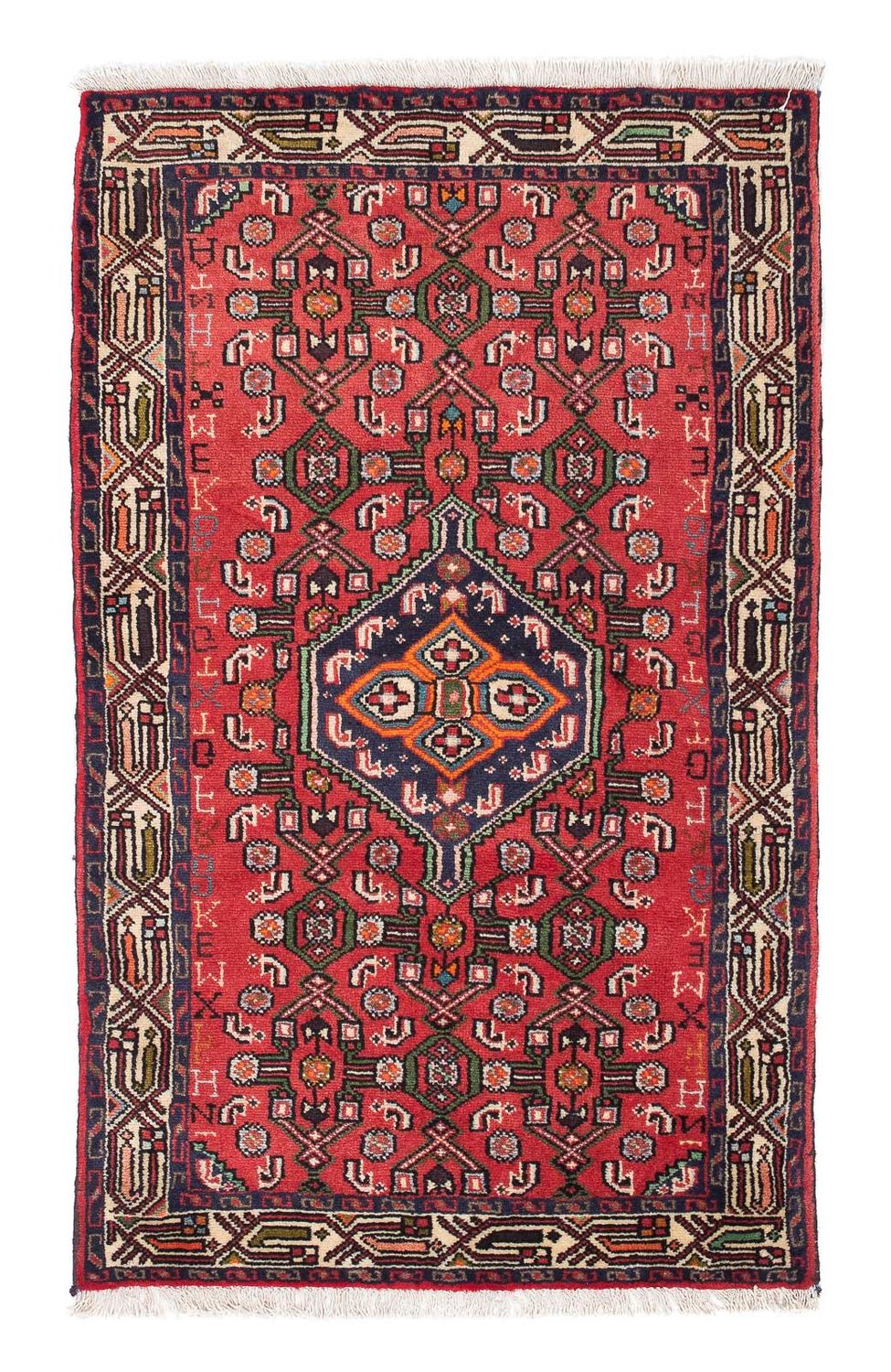 Perzisch Tapijt - Nomadisch - 132 x 77 cm - rood