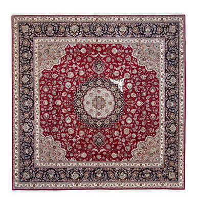 Perzisch tapijt - Tabriz - Royal vierkant  - 300 x 297 cm - donkerrood
