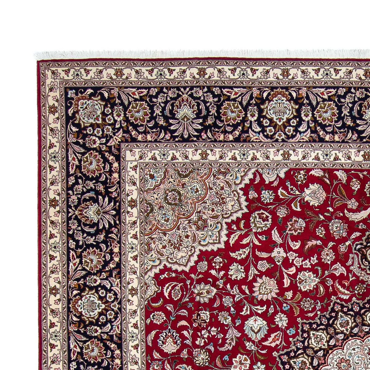 Perzisch tapijt - Tabriz - Royal vierkant  - 300 x 297 cm - donkerrood