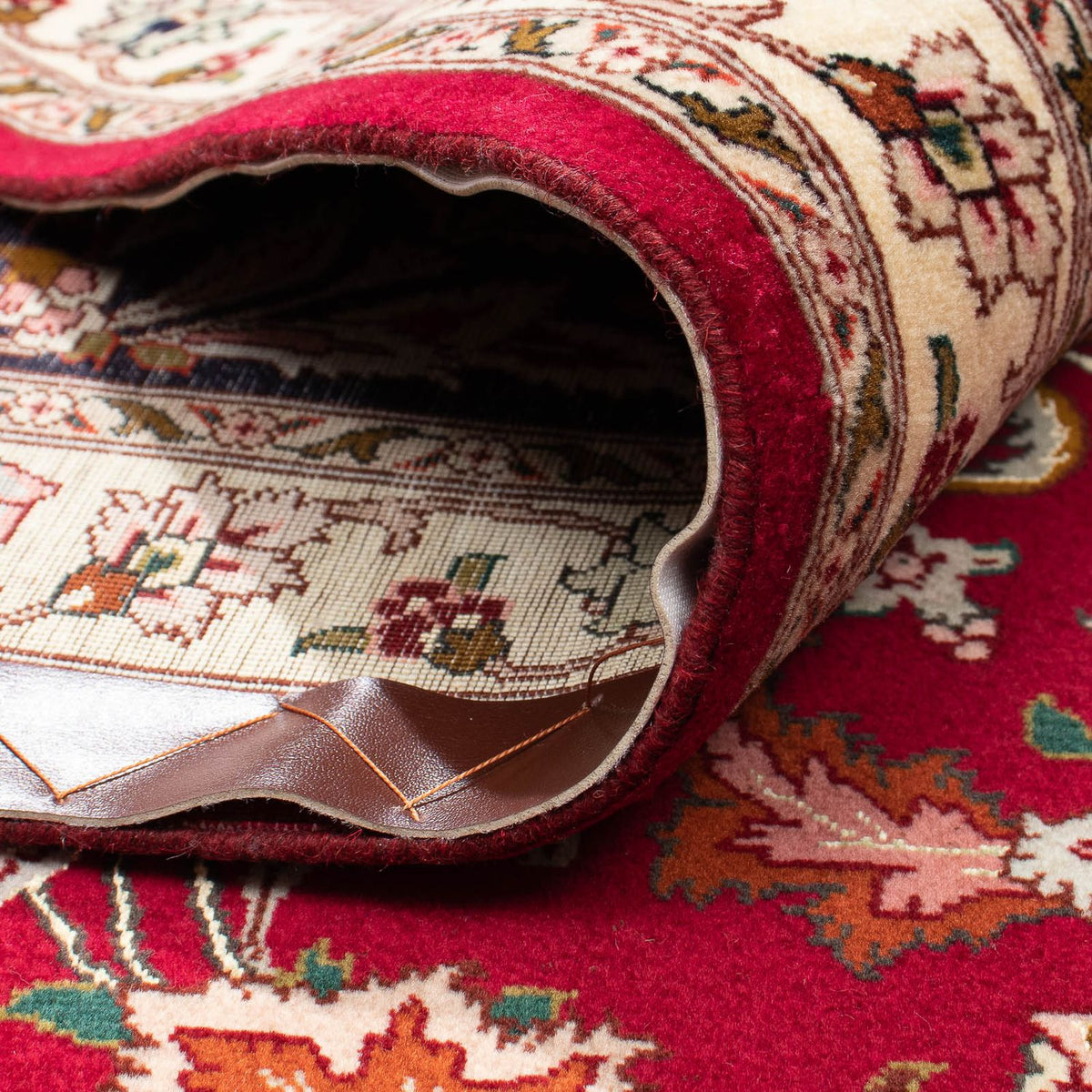 Perzisch tapijt - Tabriz - Royal vierkant  - 300 x 297 cm - donkerrood