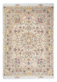 Perzisch tapijt - Tabriz - Royal - 210 x 150 cm - beige