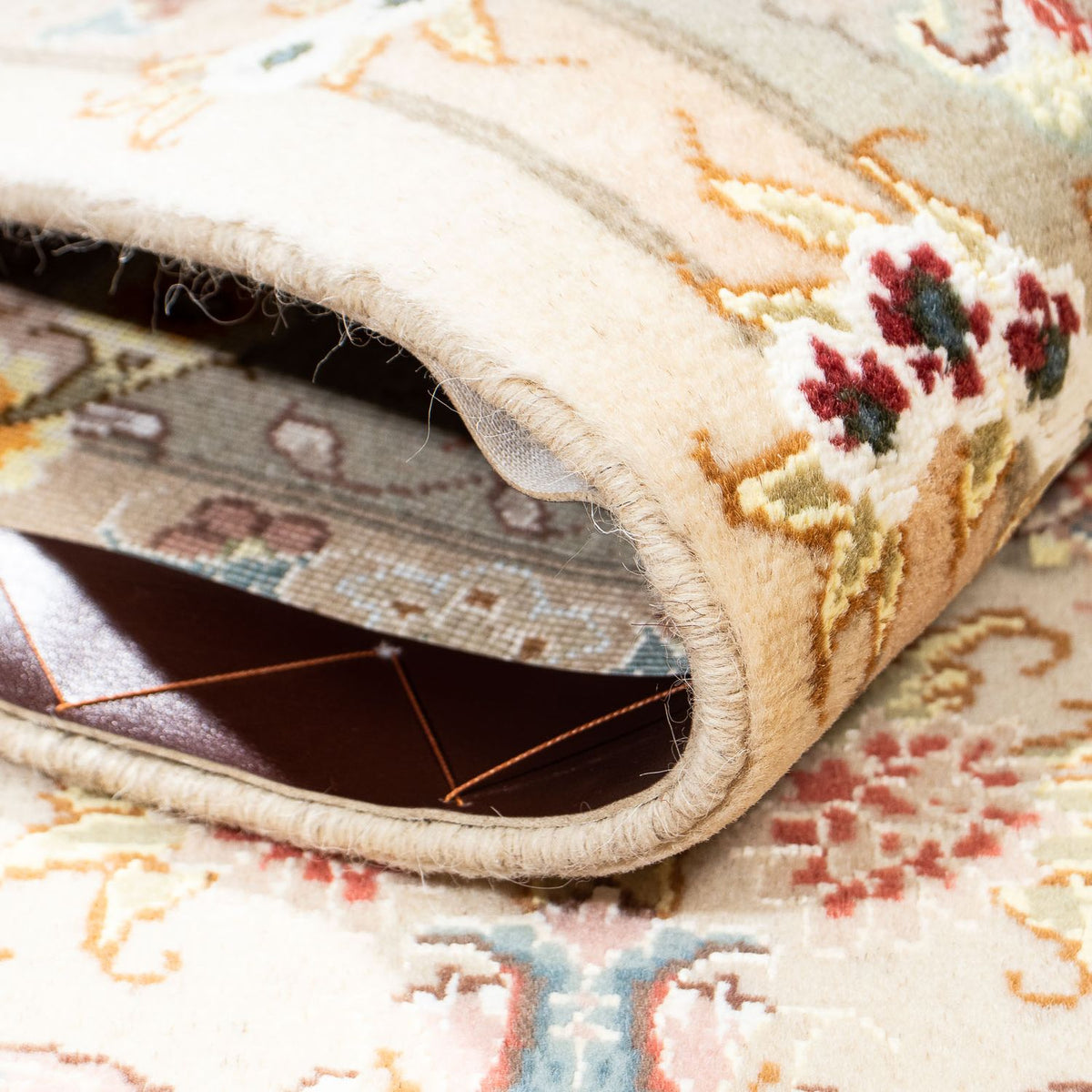 Perzisch tapijt - Tabriz - Royal - 210 x 150 cm - beige