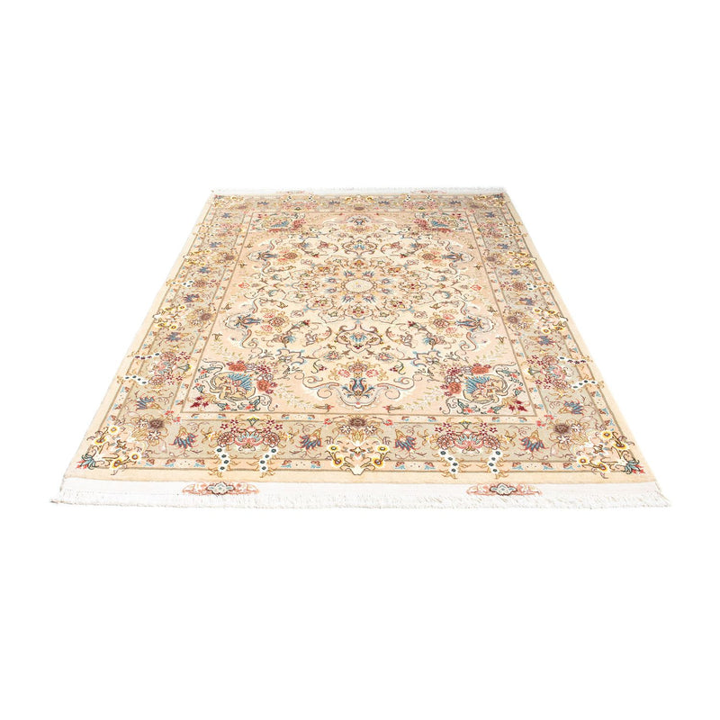 Perzisch tapijt - Tabriz - Royal - 210 x 150 cm - beige