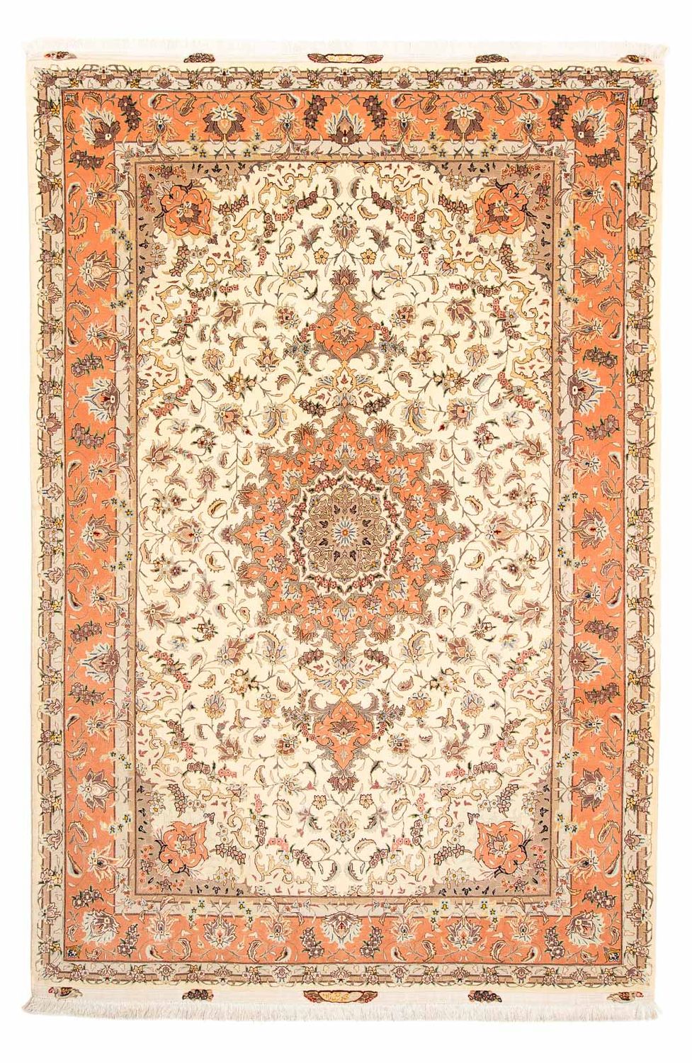Perzisch tapijt - Tabriz - Royal - 300 x 204 cm - beige