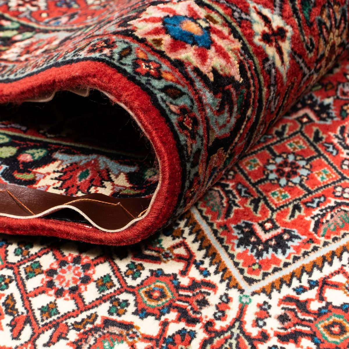 Perzisch tapijt - Bijar - 394 x 302 cm - licht rood