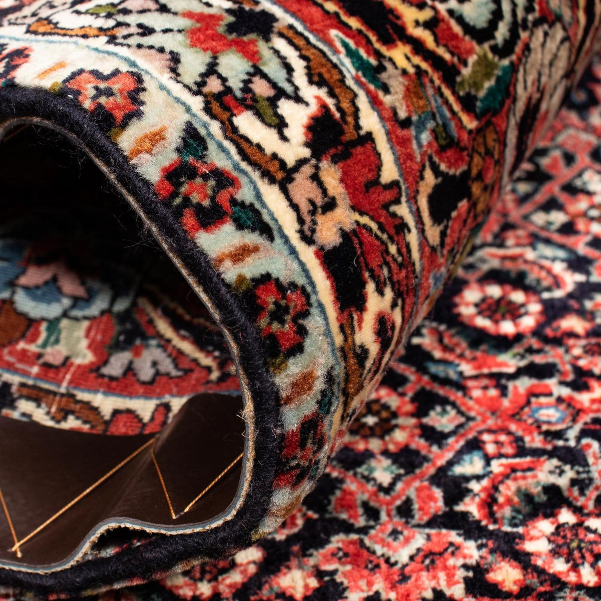 Perzisch tapijt - Bijar vierkant  - 208 x 197 cm - bruin