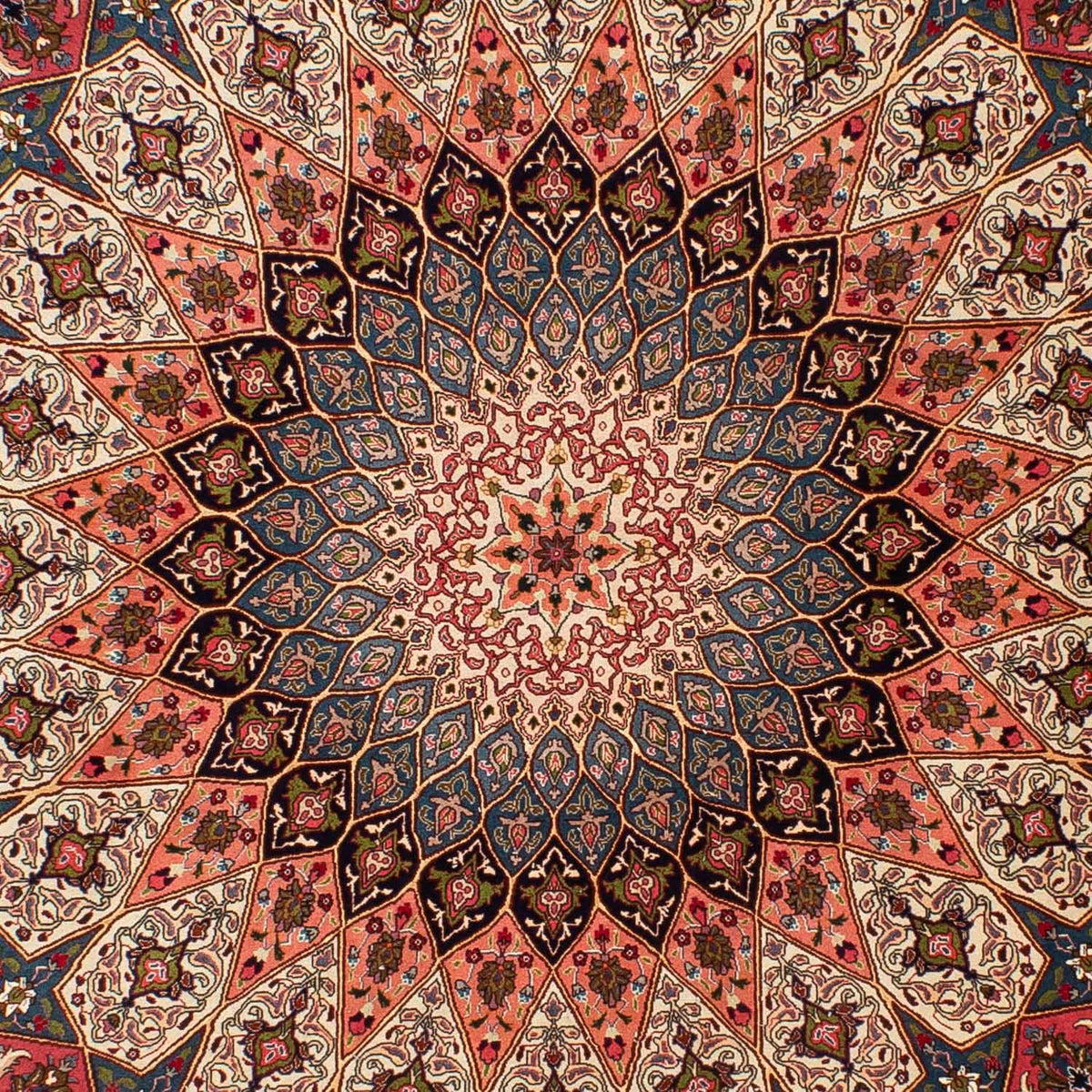 Perzisch tapijt - Tabriz - Royal rond  - 250 x 250 cm - veelkleurig