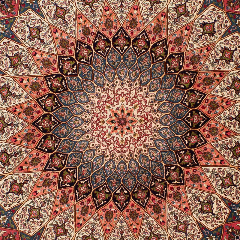 Perzisch tapijt - Tabriz - Royal rond  - 250 x 250 cm - veelkleurig
