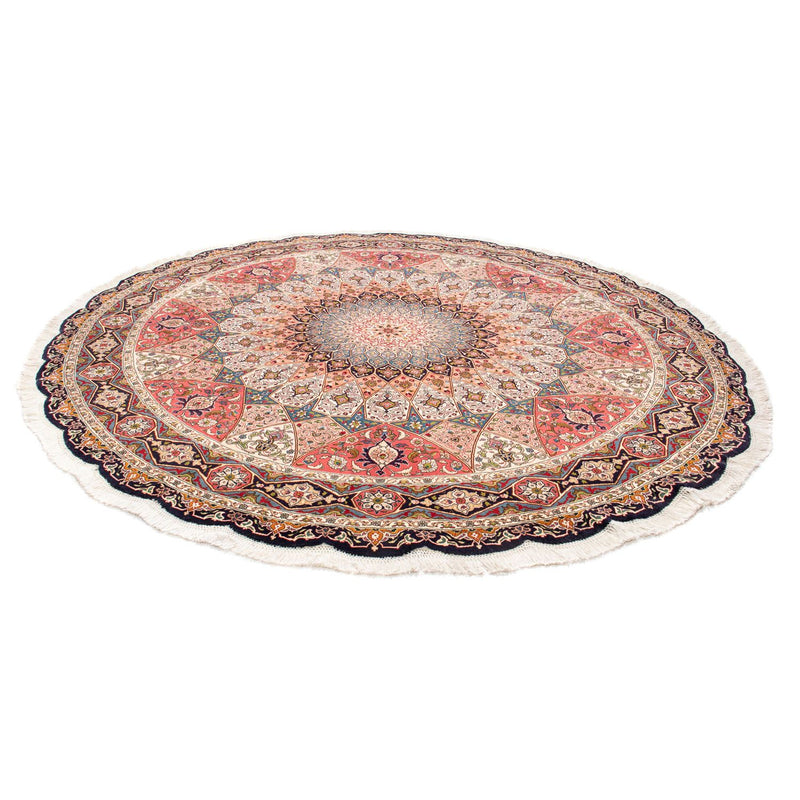 Perzisch tapijt - Tabriz - Royal rond  - 250 x 250 cm - veelkleurig