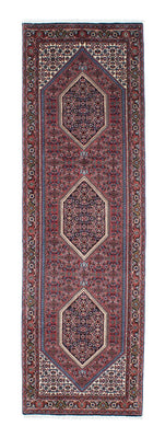 Loper Perzisch tapijt - Bijar - 245 x 74 cm - licht rood