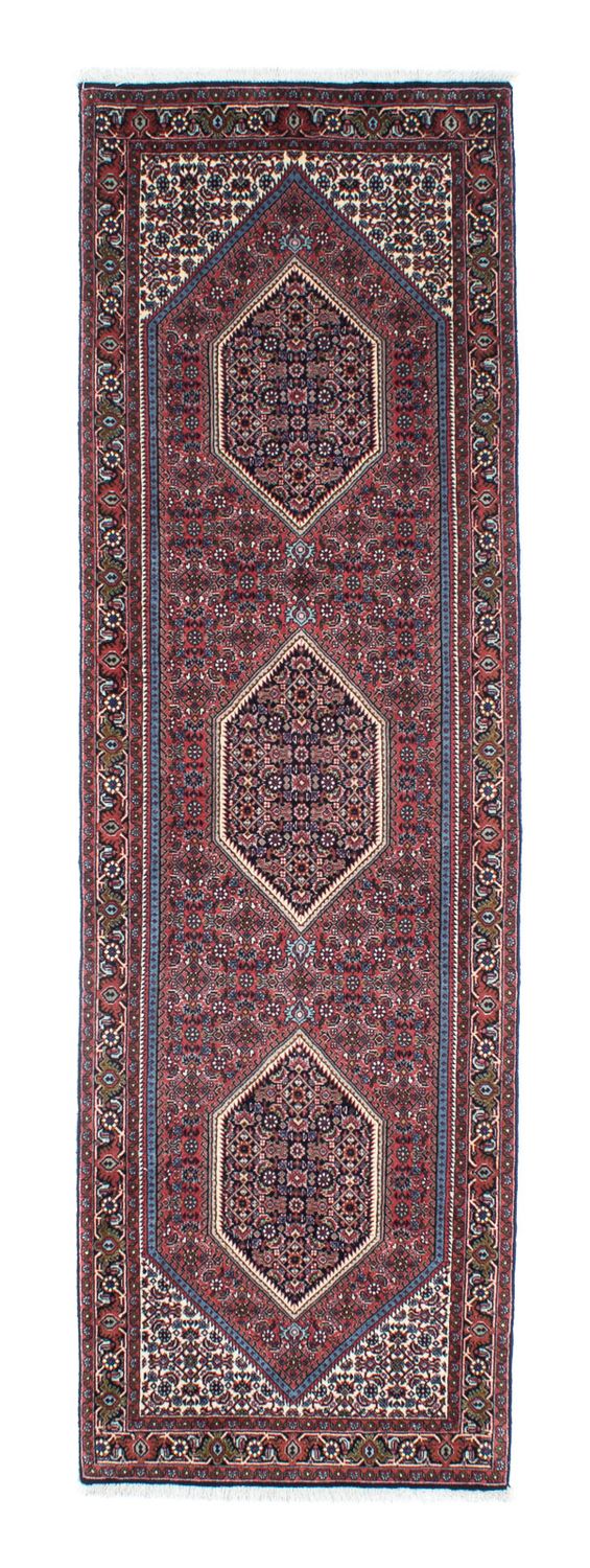 Loper Perzisch tapijt - Bijar - 245 x 74 cm - licht rood