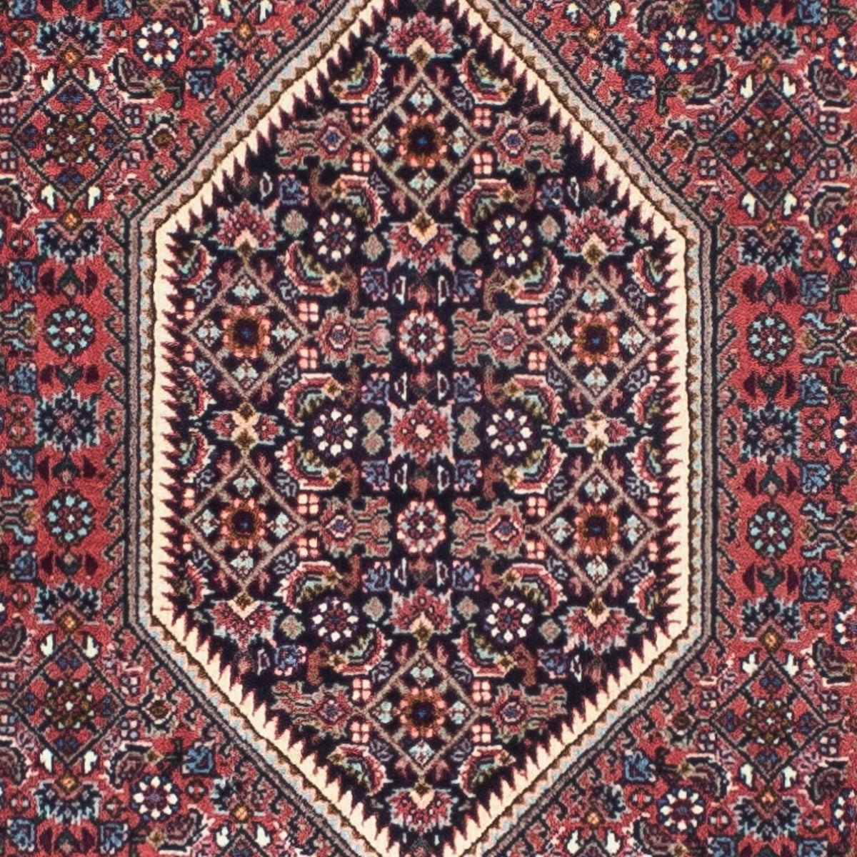 Loper Perzisch tapijt - Bijar - 245 x 74 cm - licht rood