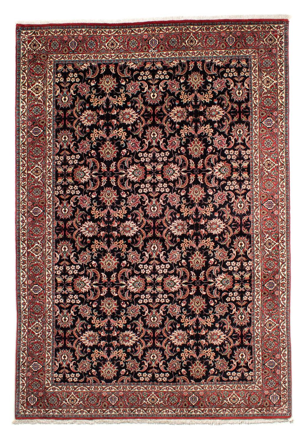 Perzisch tapijt - Bijar - 299 x 203 cm - donkerblauw