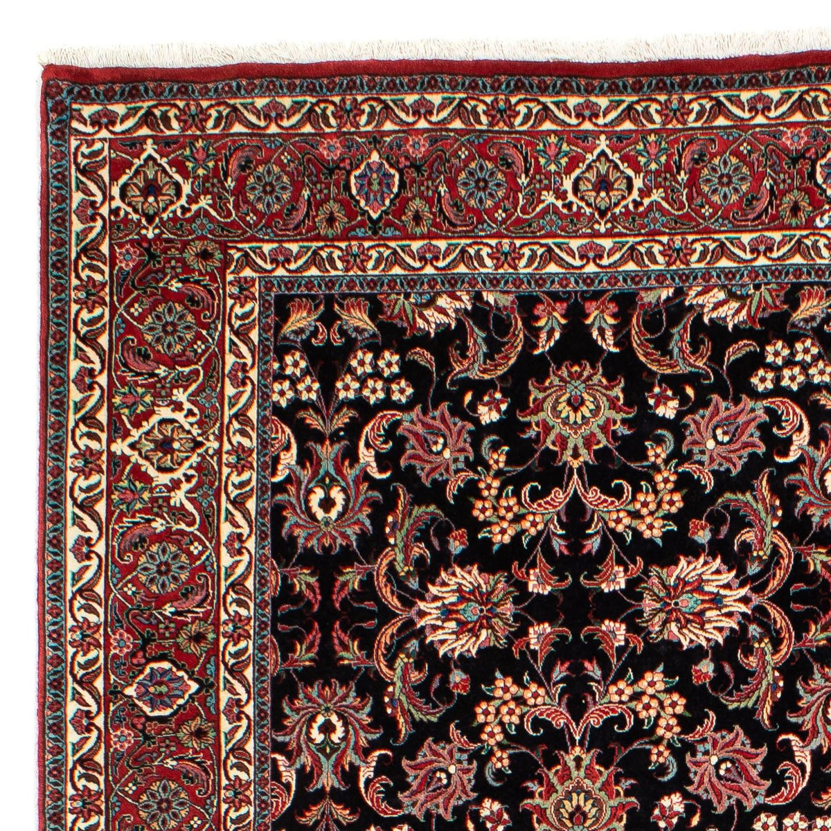 Perzisch tapijt - Bijar - 299 x 203 cm - donkerblauw