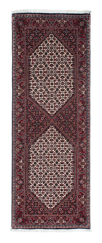 Loper Perzisch tapijt - Bijar - 218 x 77 cm - donkerblauw