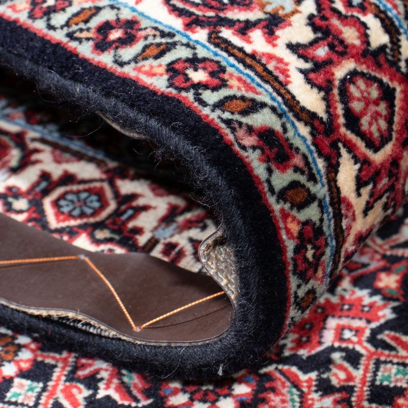 Loper Perzisch tapijt - Bijar - 218 x 77 cm - donkerblauw