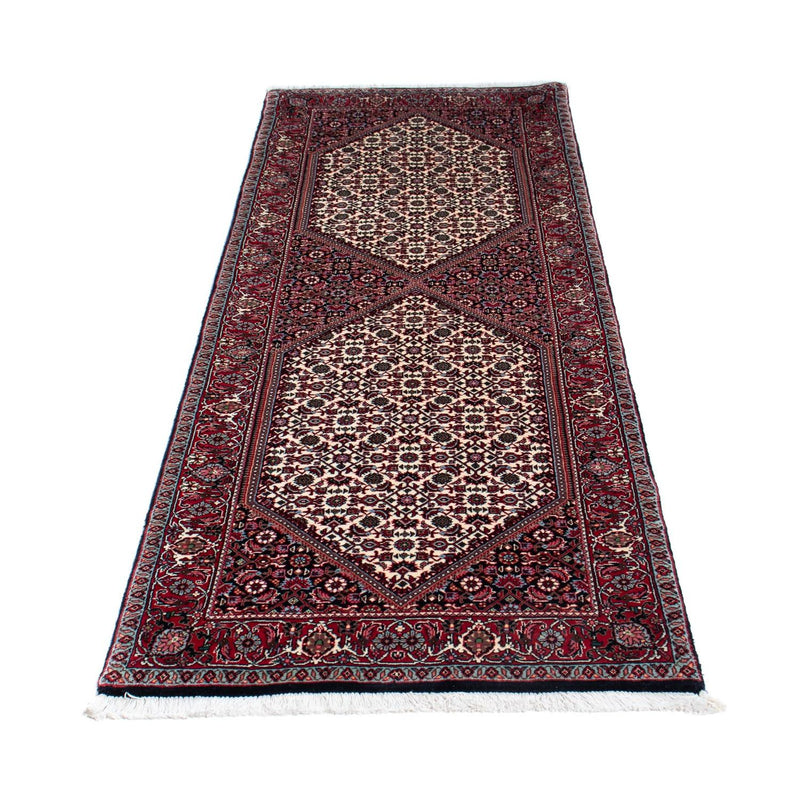 Loper Perzisch tapijt - Bijar - 218 x 77 cm - donkerblauw