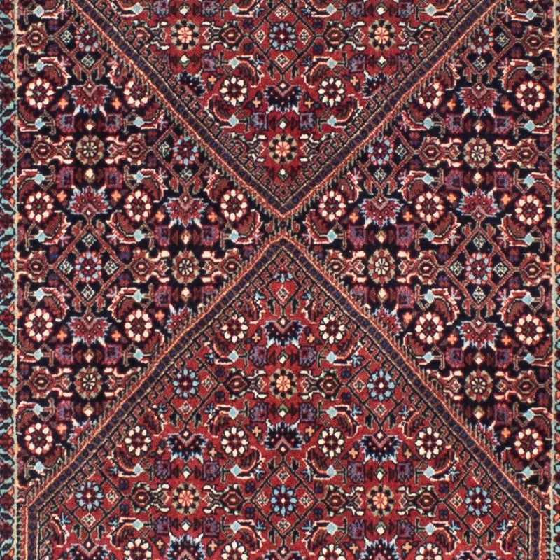 Loper Perzisch tapijt - Bijar - 296 x 82 cm - donkerblauw