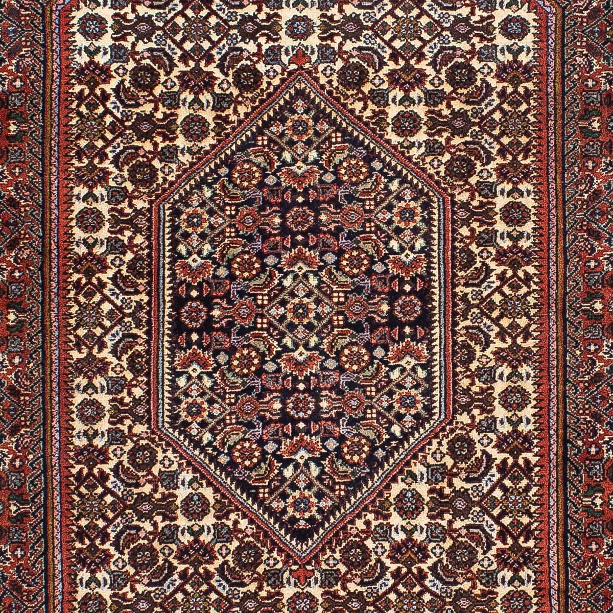 Perzisch tapijt - Bijar - 213 x 134 cm - veelkleurig