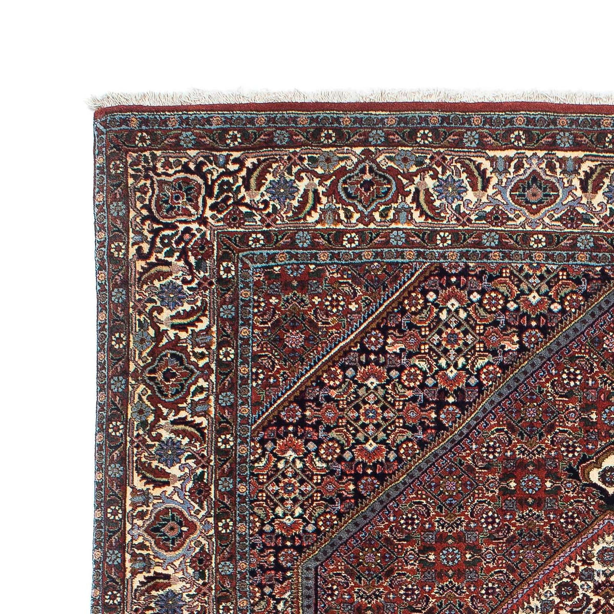 Perzisch tapijt - Bijar - 213 x 134 cm - veelkleurig