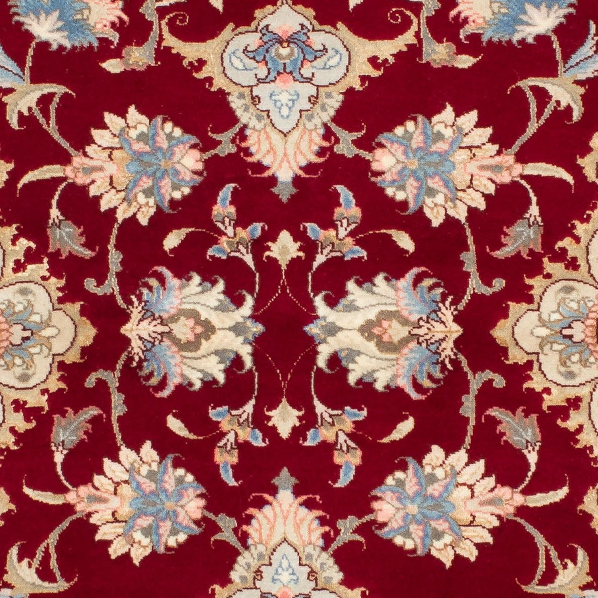 Loper Perzisch tapijt - Tabriz - Royal - 213 x 83 cm - donkerrood